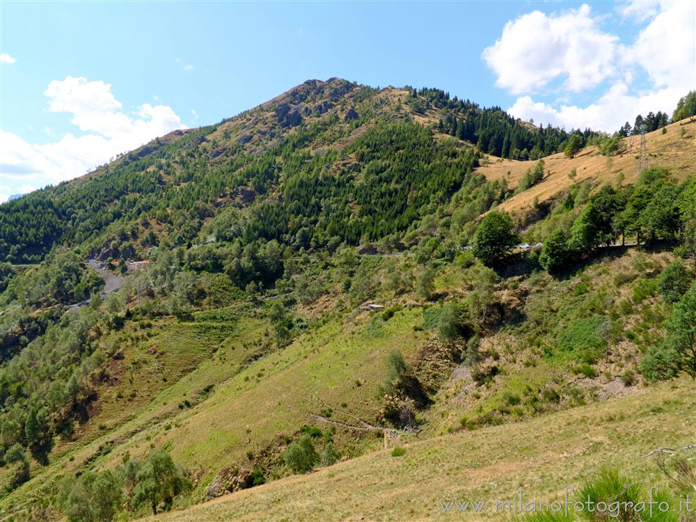 Tavigliano (Biella, Italy) - The Zegna Panoramic Road just under Bocchetto Sessera